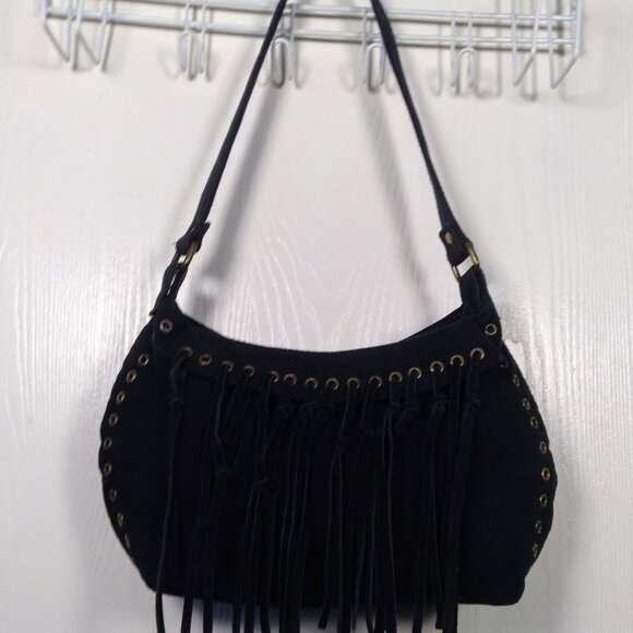 Pretty Lil Faux Suede Fringe Bag - Picture 6 of 8